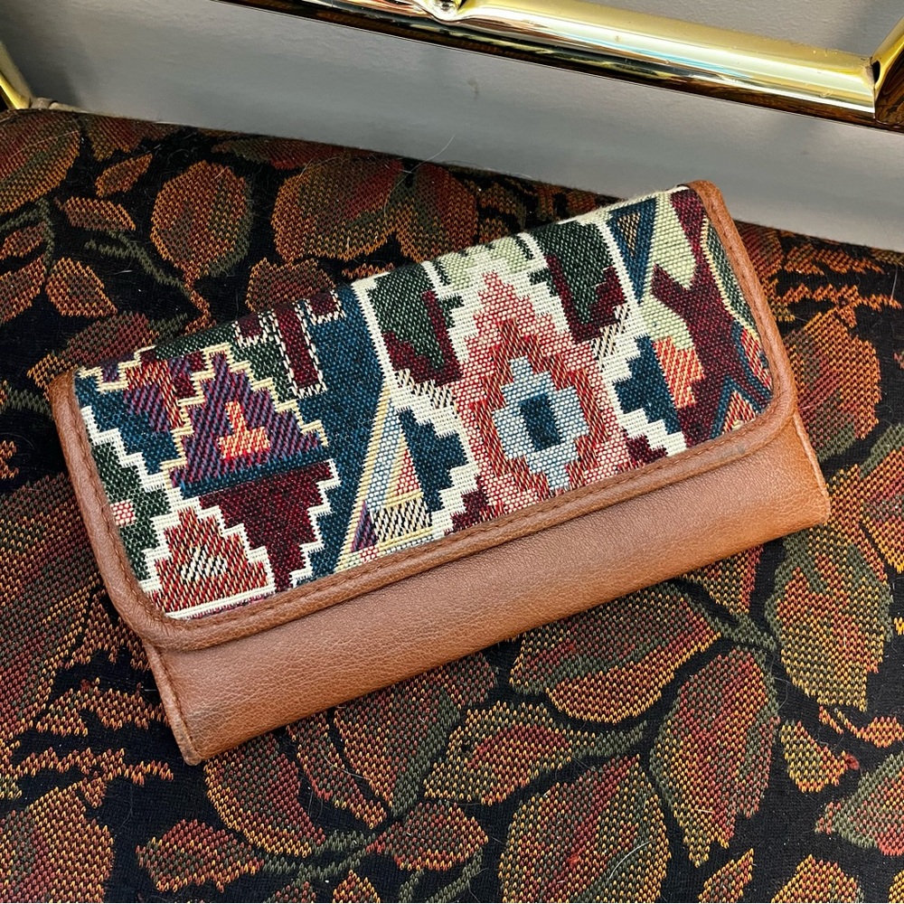 Boho Aztec/Tribal Patterned Wallet